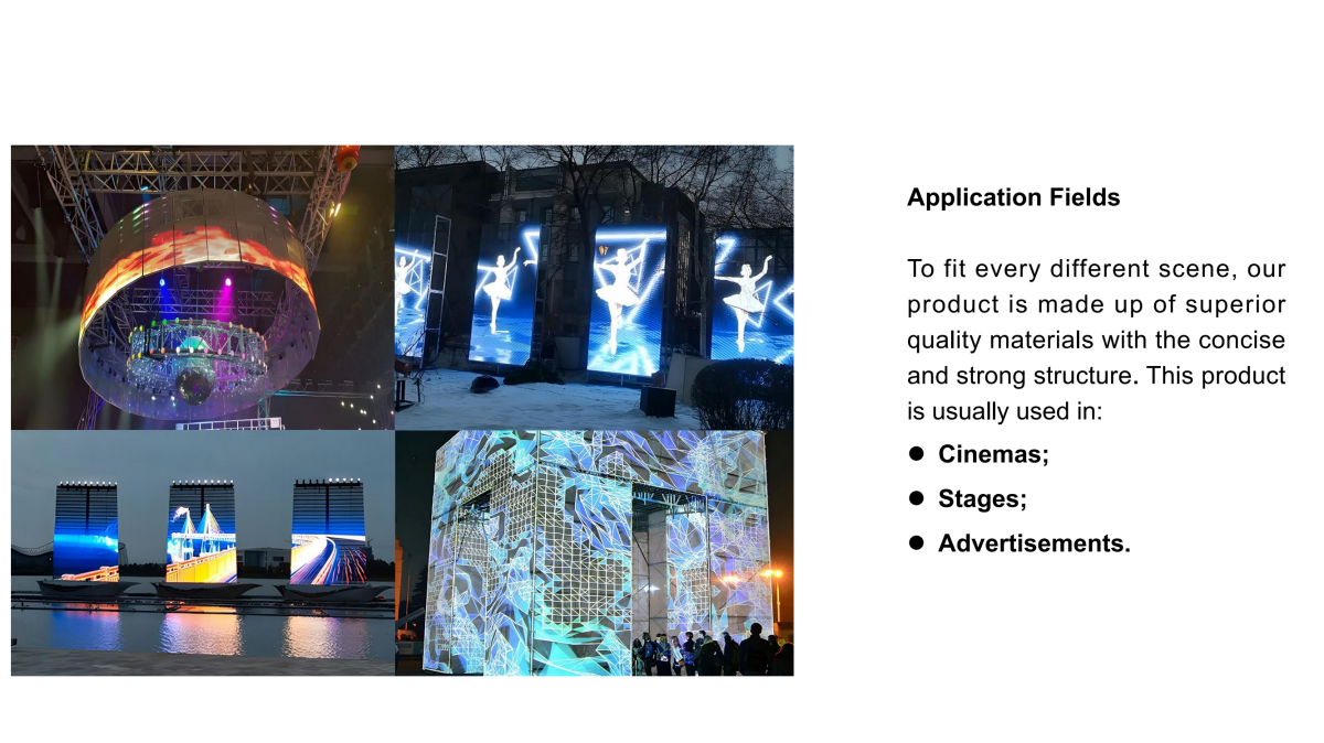 Outdoor Rental Transparent LED Display