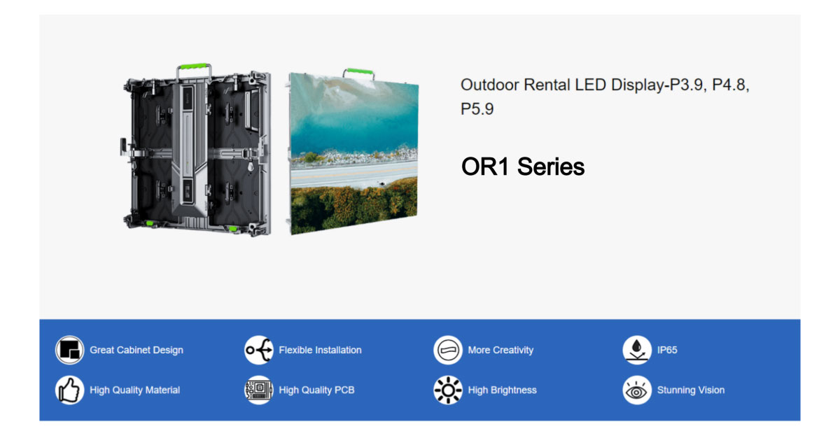 Outdoor Rental LED Display-P3.9,P4.8,P5.9